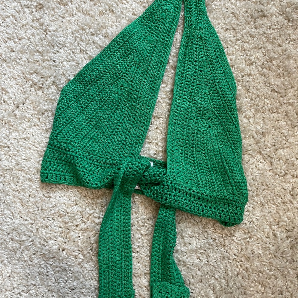 Green Knit Top